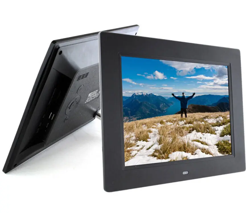 8 Digital Photo Frame 1024*768 Acrylic Video Player Lcd Picture For Marketing