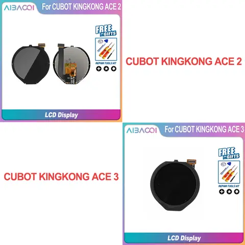 AiBaoQi 100% Original Custom Screen For Cubot KingKong Star 2 KingKong ACE 2/X/AX KINGKONG 9 Back Cover Custom Screen Assembly