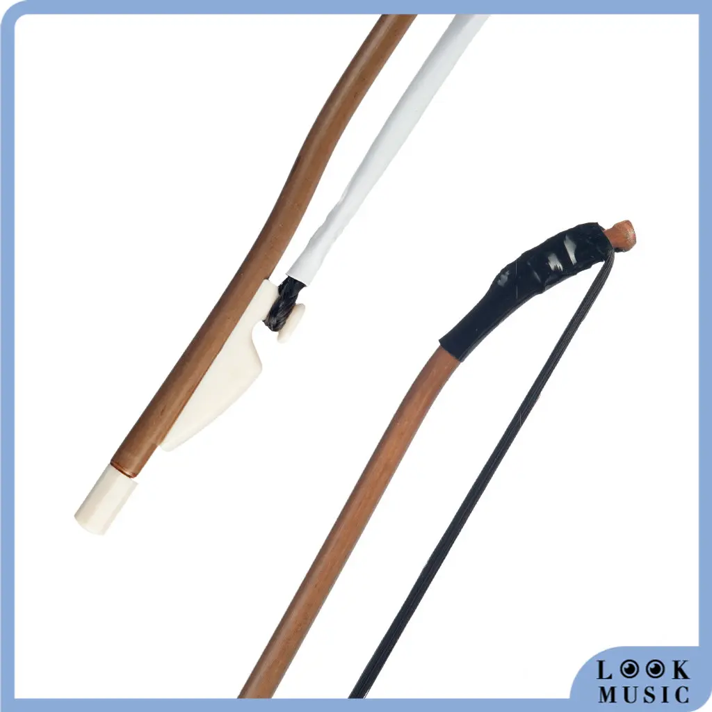 

Лук от LOOK Erhu, китайский лук для скрипки, чёрный конский волос, высококачественные нитки для инструментов, аксессуары, новинка