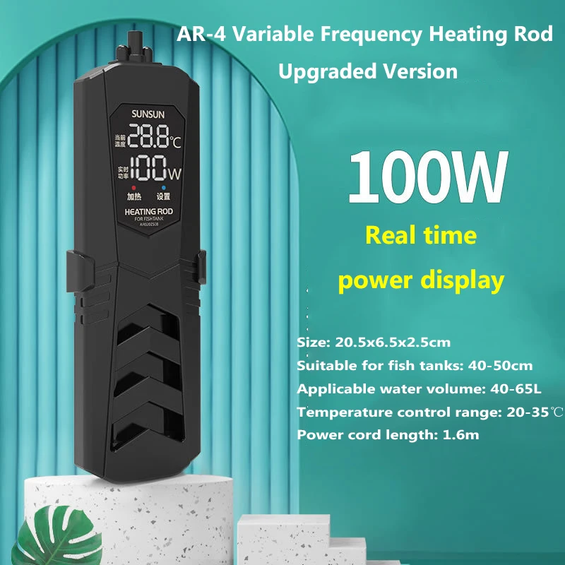 50-1000W SUNSUN PTC wysokiej mocy akwarium przeciwwybuchowy pręt grzejny pręt grzejny podgrzewacz akwariowy automatyczna stała temperatura