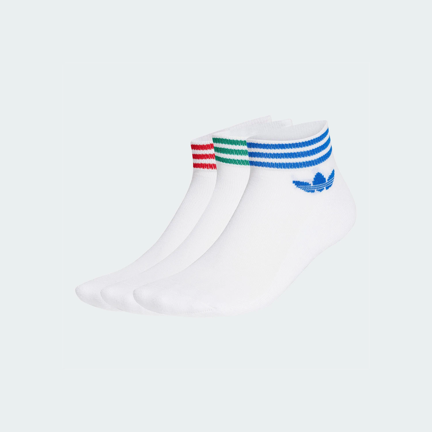 

Эластичные короткие носки Adidas Originals Three Leaves для мужчин и женщин, три пары, JI9489