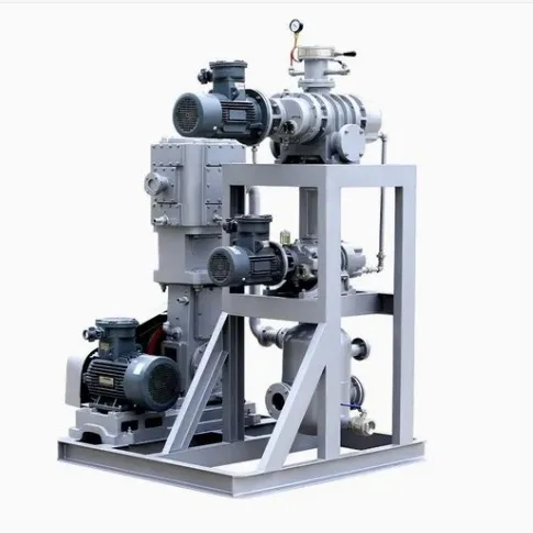 OEM 스크류 수직 무급유 왕복식 루츠 진공 펌프 유닛