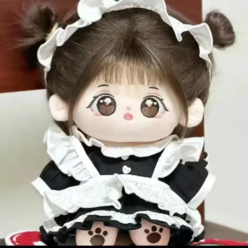 Cotton Doll 20cm Plush Doll Girl can change into a humanoid shape