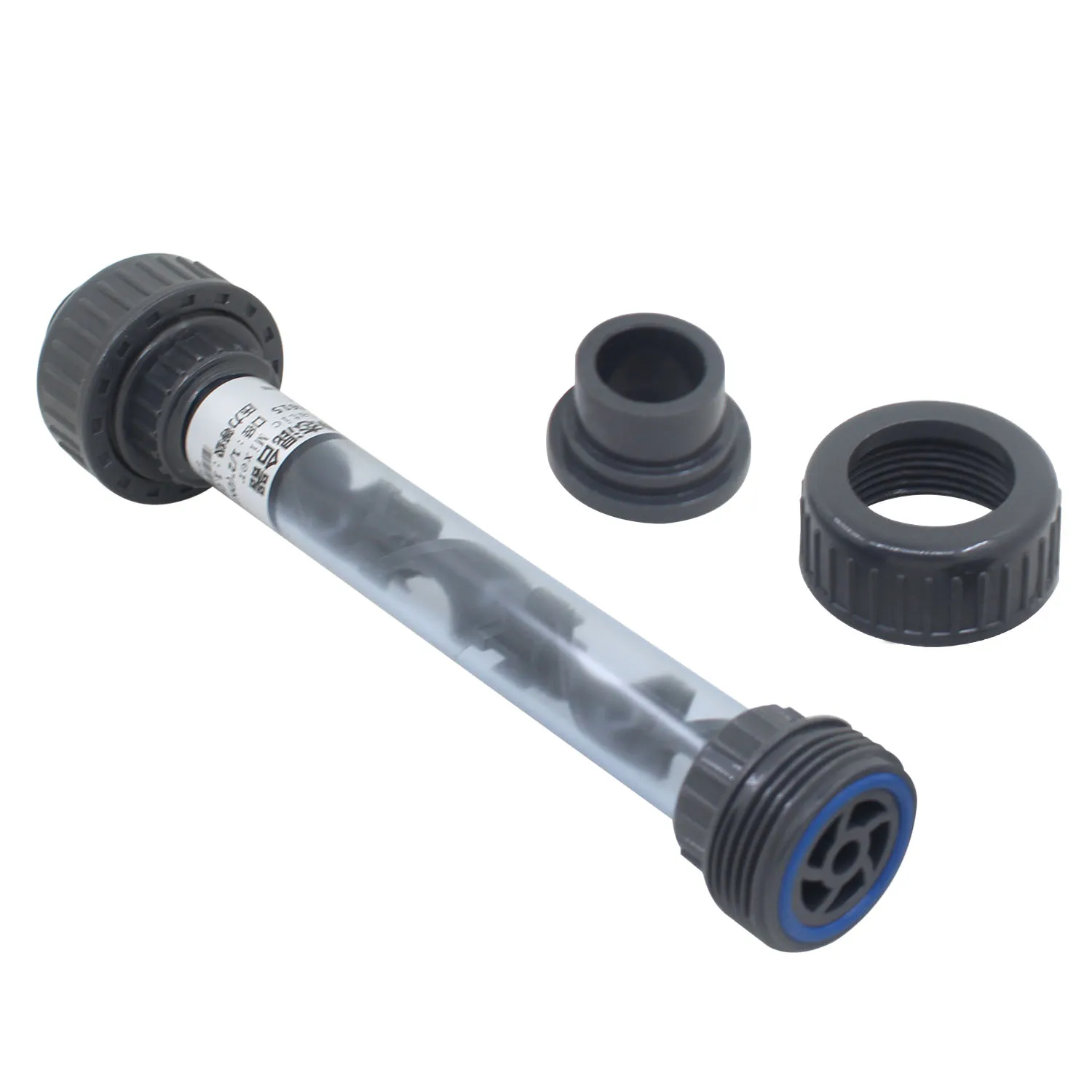 Masculino 1.25 1.5 Equipamento de Mistura do Ozônio da Eficiência Elevada Misturador Estático Inline do Ozônio com Pvdf Opcional Venturi Upvc