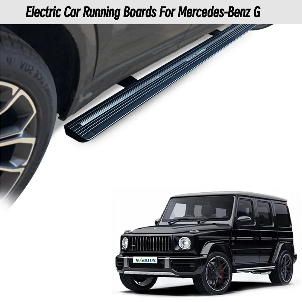 

Power Running Boards for Mercedes-Benz G Cars Electric Side Step with Rear Exhaust Pedal Auto Fit