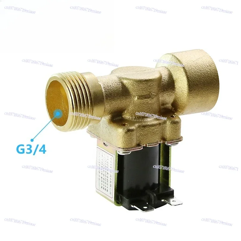 6 Points All-copper Solenoid Valve DC12V Normally Closed Water Inlet Valve Washing Machine Water Dispenser Solenoid Valve G3/4