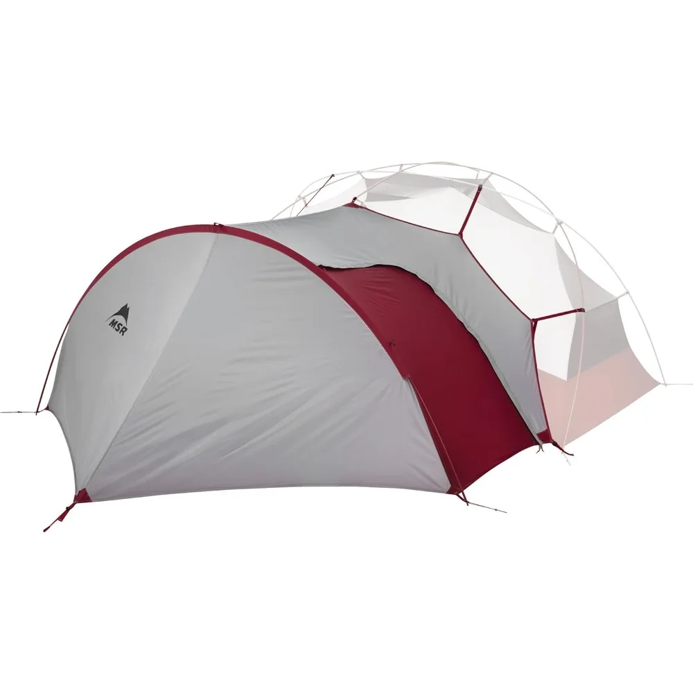 Gear Shed Tent Attachable Shelter for Elixir & Hubba Tents,white/Red, count of 2, WHITE/RED