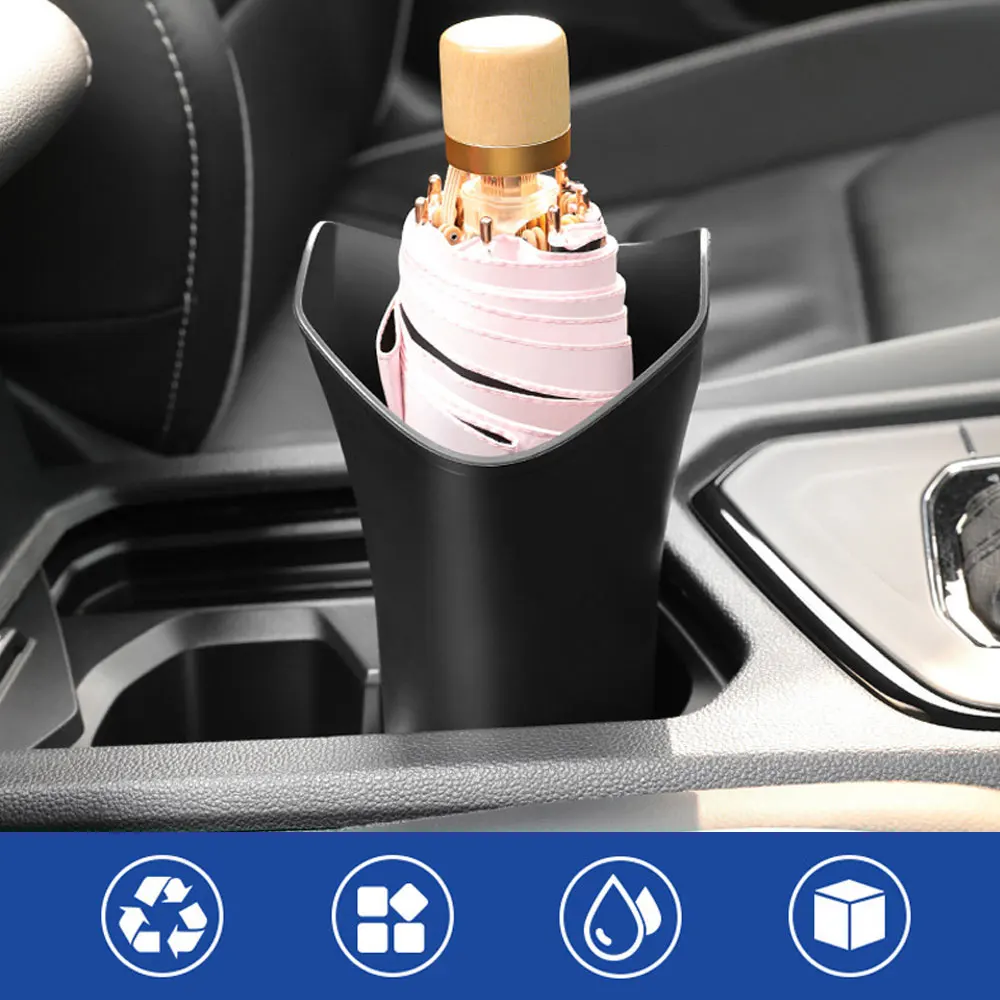 Umbrella Storage Muliti-purpose Car Storage Holder for Umbrella Beverage Trash Storage Box Holder Holder Auto Garbage Cup