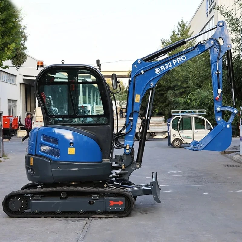 حفارة صغيرة لتحريك الأرض المنزلي، الزراعي، استخدام البستان، متعددة الأغراض، إيداع الكابينة المصغرة لحفارة الخطاف #6