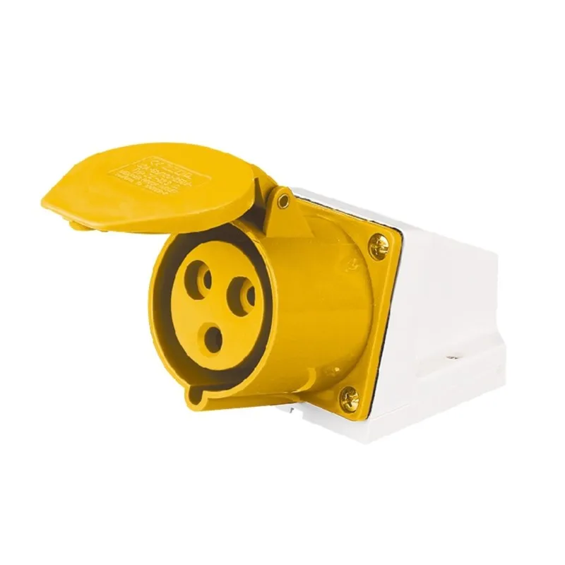 1 PC Waterproof Industrial Plug-in Socket Conceal Install Unfold Install Connector 3-Core 16A/32A Aviation Explosion-Proof Plug