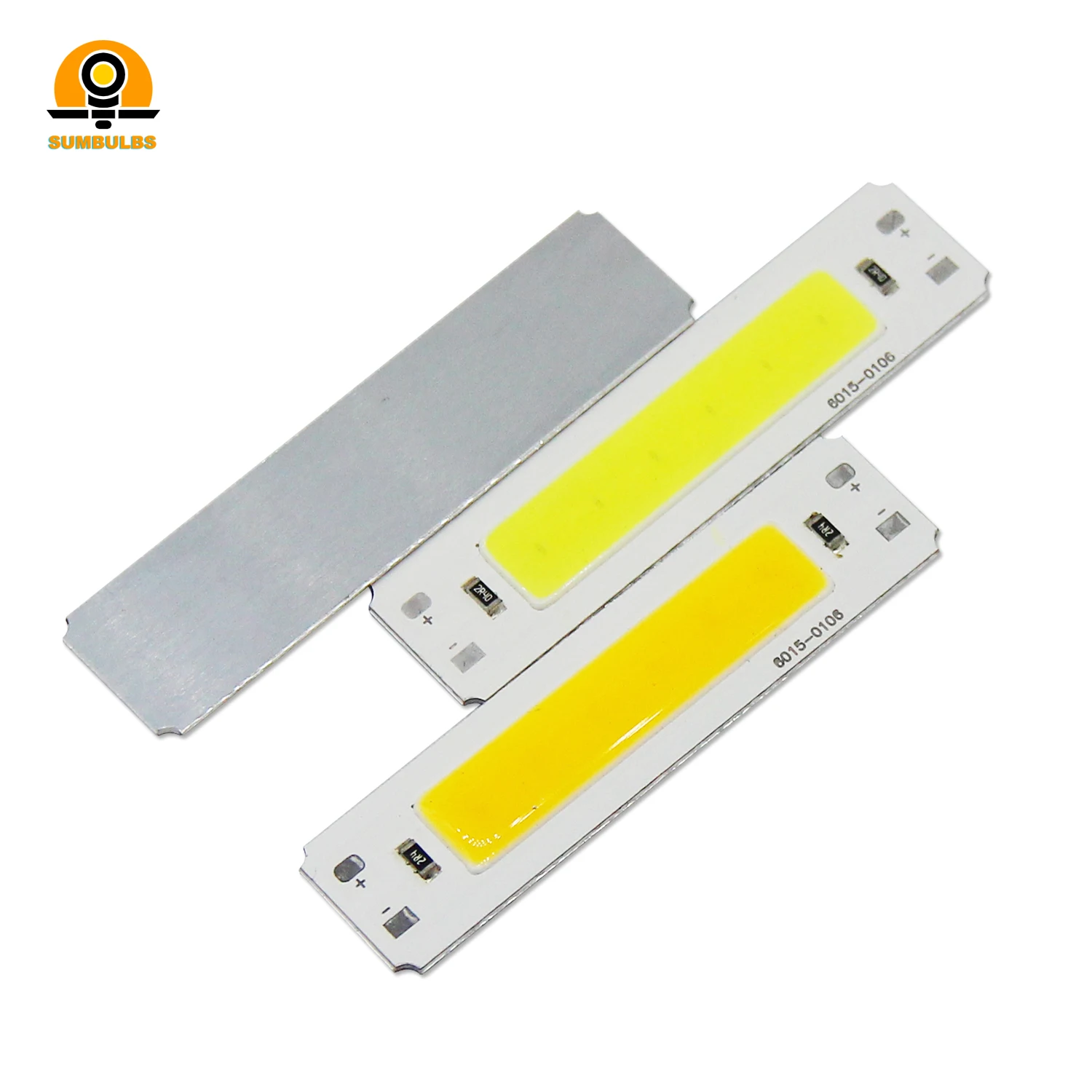 DIY USB 램프용 LED COB 알루미늄 보드 스트립 광원, DC 5V 입력, 2W, 60x15mm, 웜 콜드 화이트, 3000K, 6500K, 대량 판매, 10 개