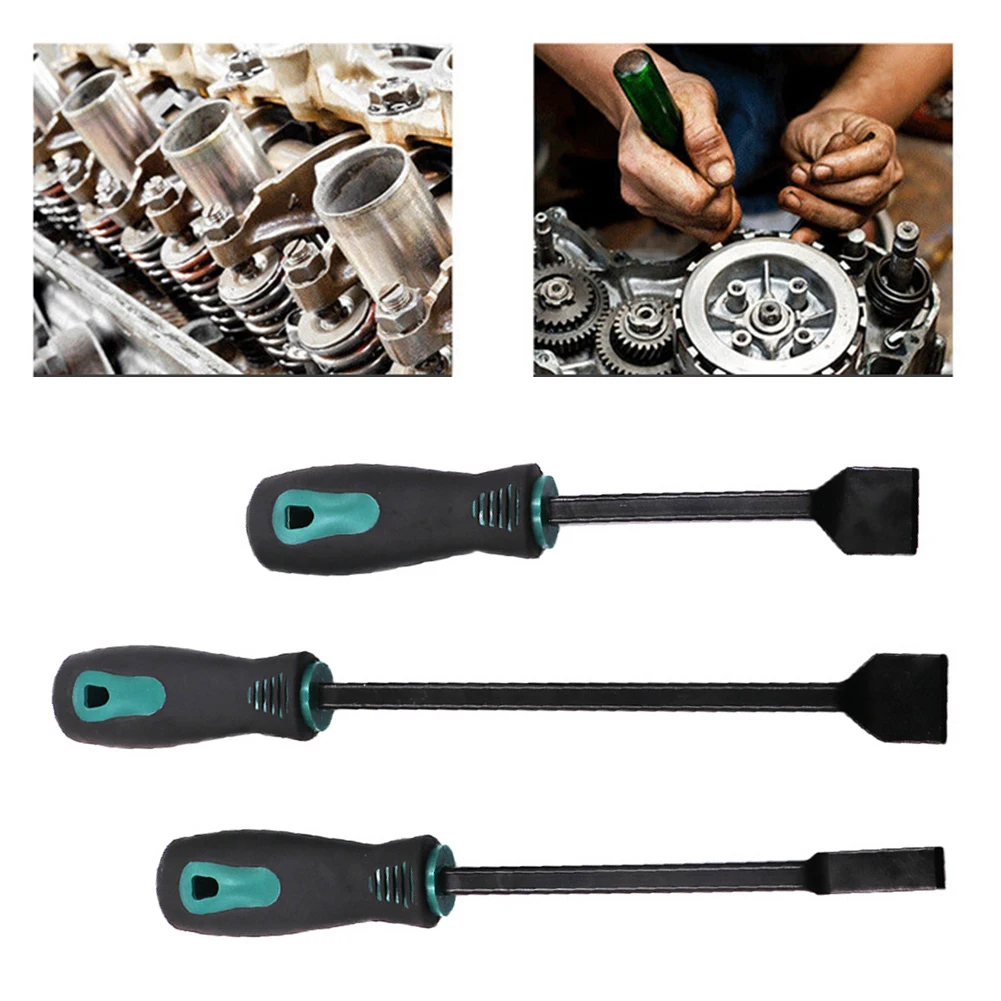 1/3pcs Cylinder Spatula Motorcycle Gasket Scraper Rust Motor Cleaning Car Engine Cylinder Oil Dirt Clean-up Supplies