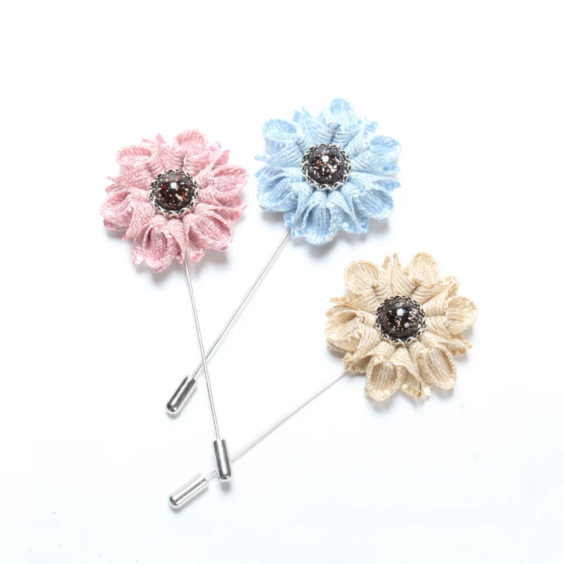 

27 pcs/lot , 2023 New Men's Flower Lapel Pin, Wedding Boutonniere, Suit Accessories