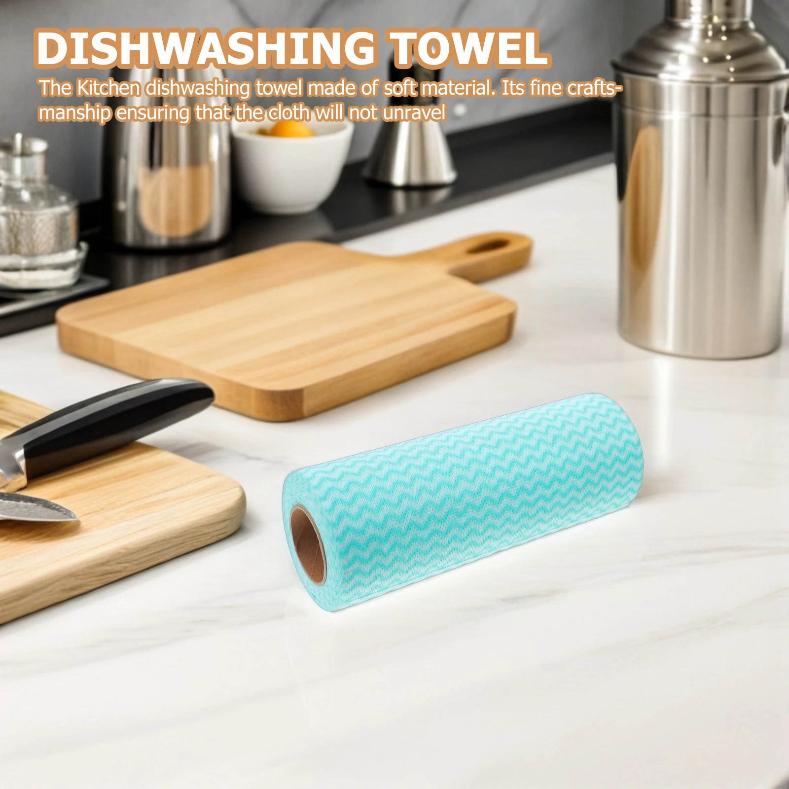 

2 Rolls Disposable Kitchen Rags Washable Dish Cloths Cleaning Towels Absorbent Oil Resistant Cloth Housekeeping