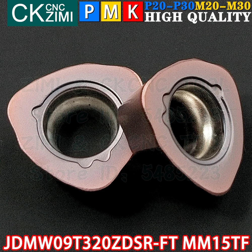 10개 JDMW09T320ZDSR-FT MM15TF JDMW 09T320 ZDSR FT MM15TF 카바이드 인서트 빠른 피드 밀링 인서트 도구 JDMW 09T3 JDMW09T3 CNC 기계 금속 선반 인덱서블 밀링 공구 AJX12