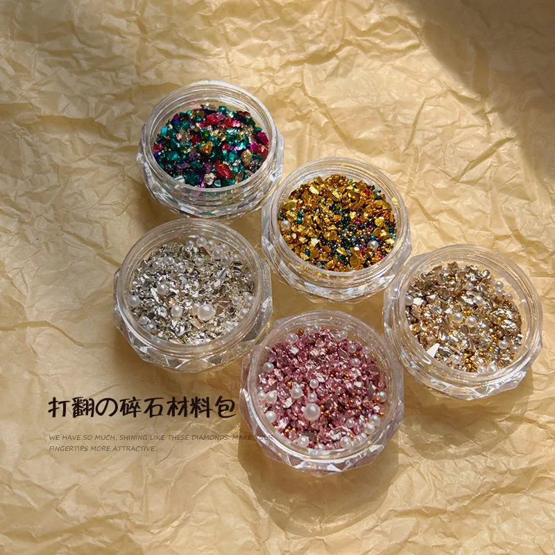 Diamante japonês Peças Do Prego, Coreia Kawaii Acessórios, Strass para Manicure, Pedras De Cristal Redondas, Unhas Decorações