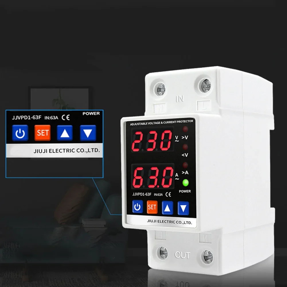 

X Over And Under Voltage Protector Motor Control Protection Unit Protector Self Restorable Adjustable Adjustable