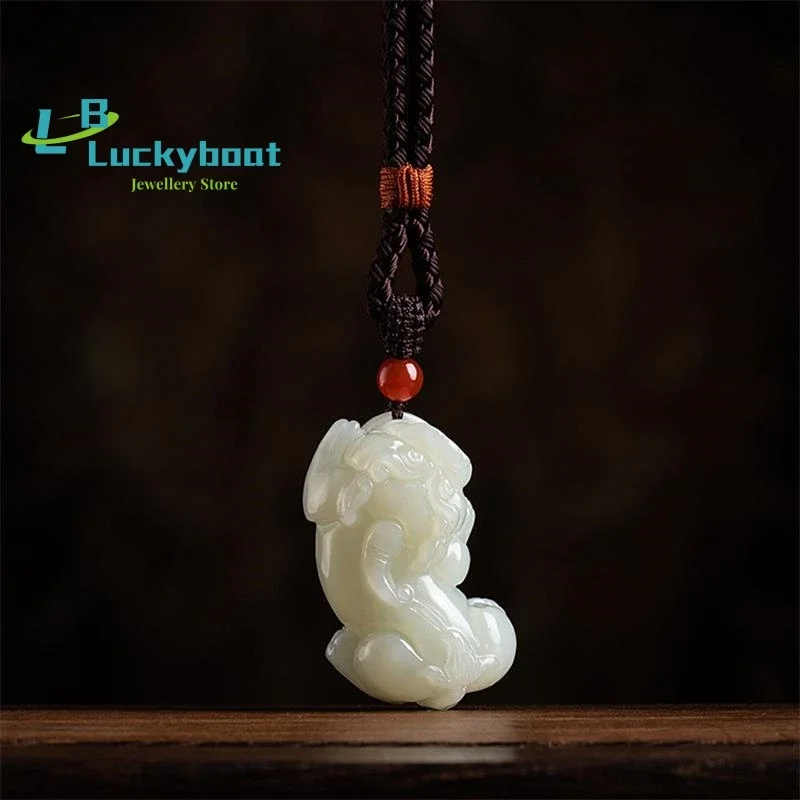 

Сертифицированные нефритовые подвески PIYAO, ожерелье Pixiu, кулон, женские украшения, подвески-талисманы, нефритовые украшения