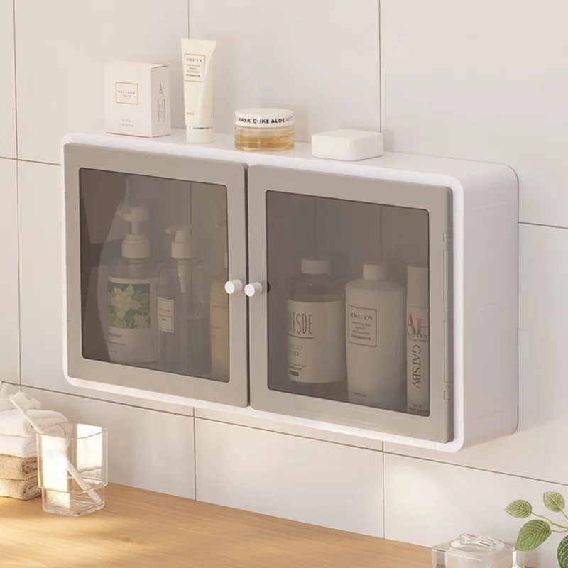 Simple Bathroom Shelves Non-free Acrylic Storage Cabinet Bathroom Wall Rack Kitchen Multi-layer Combination Seasoning Rack