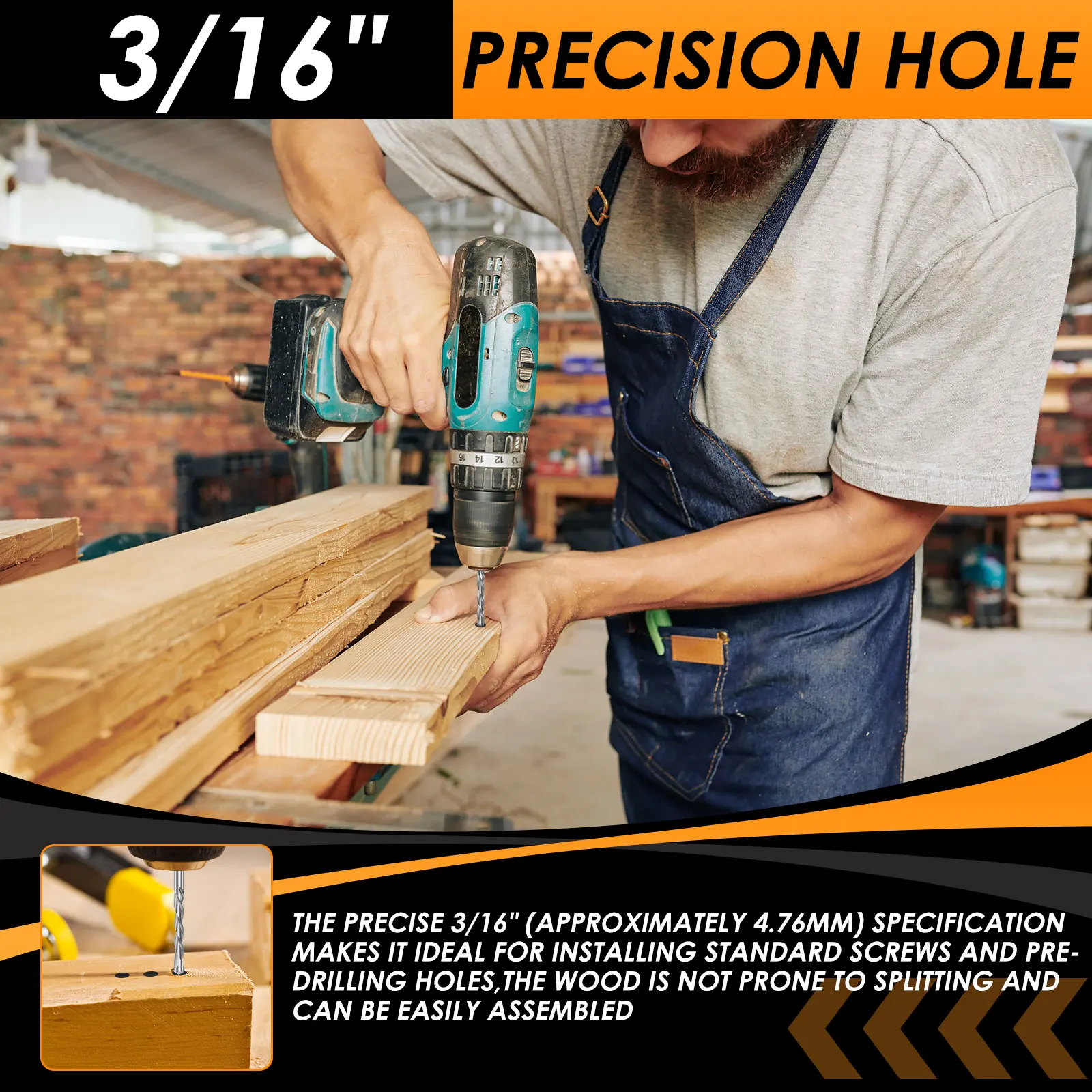 10 pçs brocas de roteador drywall 3/16 brocas de corte de drywall m2 velocidade espiral de aço para baixo roteador recorte rotativo guia de ponto