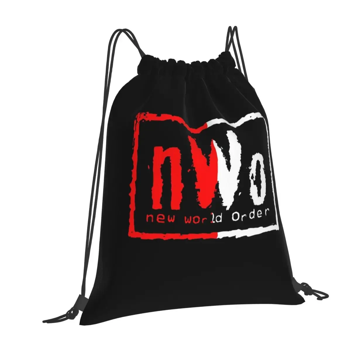 NWO New World Order Wrestling Backpacks Multi-function Drawstring Bundle Pocket Storage Bag Book Bags for Man Woman Students