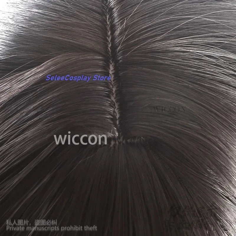 أنيمي لعبة Genshin تأثير تأثيري 110 سنتيمتر طويل الوردي الأسود الباروكات امرأة شابة مجموعة كاملة لجميع القديسين عيد الميلاد حفلة كوس لعب الأدوار