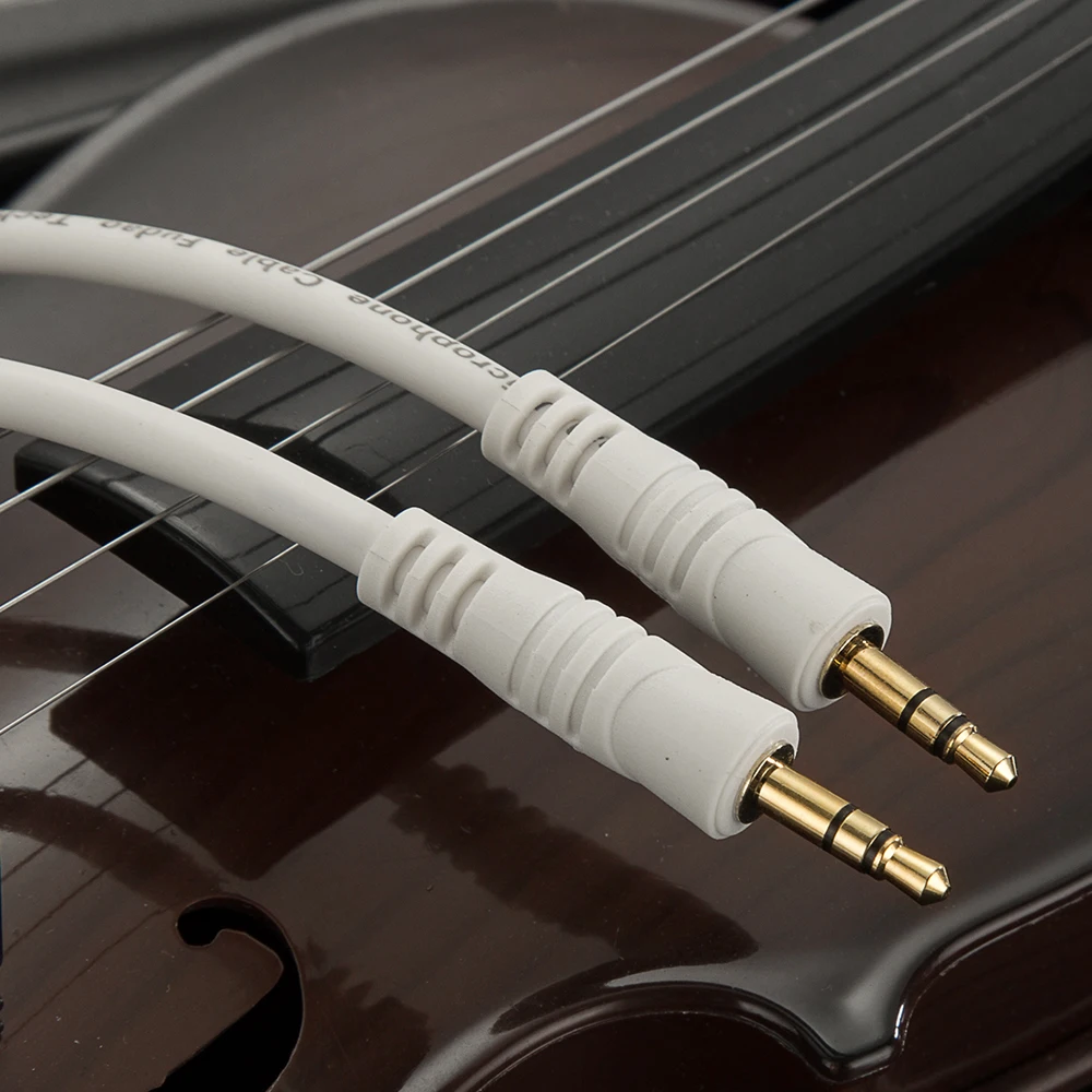 JSJ كابل مساعد 3.5 مللي متر ستيريو ذكر إلى ذكر جاك برو كابل الصوت HIFI لسيارة هاتف محمول اللوحي MP3 MP4 سماعة DVD مشغل أقراص مضغوطة