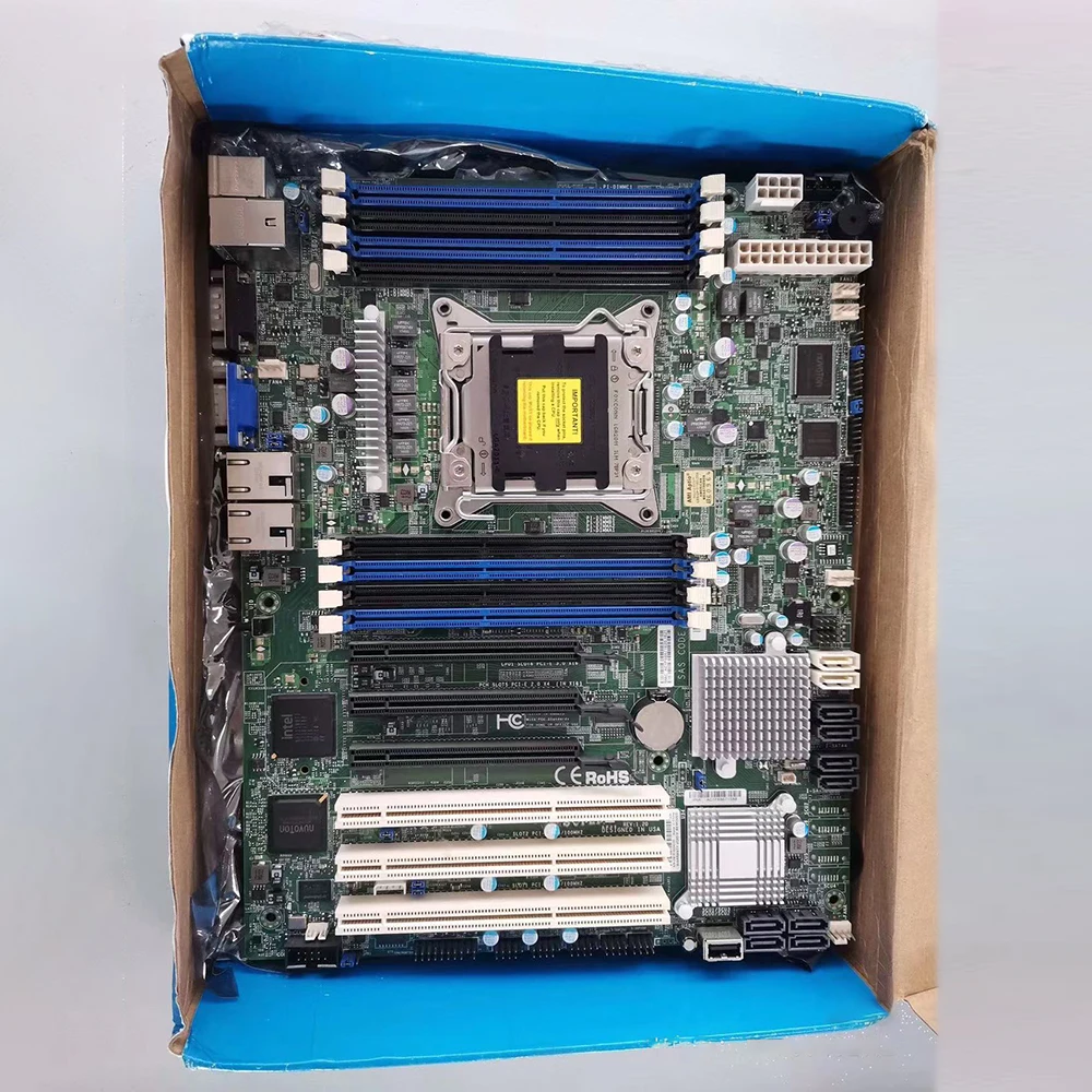 One-Way Motherboard E5-2600/1600 v1/v2 Family DDR3 PCI-E 3.0 LGA2011 X9SRE-F
