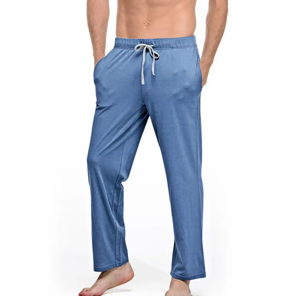 

Mens Sleep Bottom Loose Pocket Pants Yoga Sports Breathable Sweatpants Sleepwear Pajama Trousers Longewear Pantalones