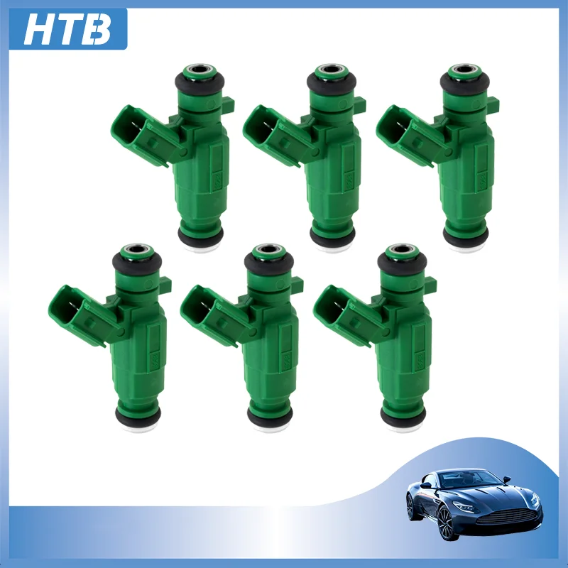 

6 шт. 35310-3C400 FJ1106 топливная форсунка для Hyundai Kia Sedona Sorento Santa Fe 3.5L V6 35310 3C400 84212386