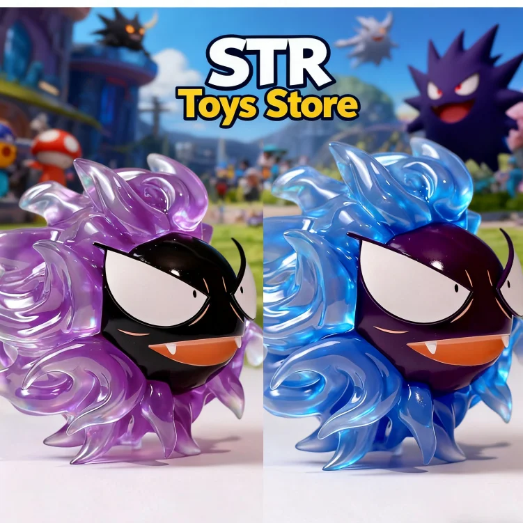 

Pokemon Anime Figure 1/10 Exquisite High Quality Ordinary Gastly Shiny Gastly PokéDex Gk Collectibles Birthday Gifts