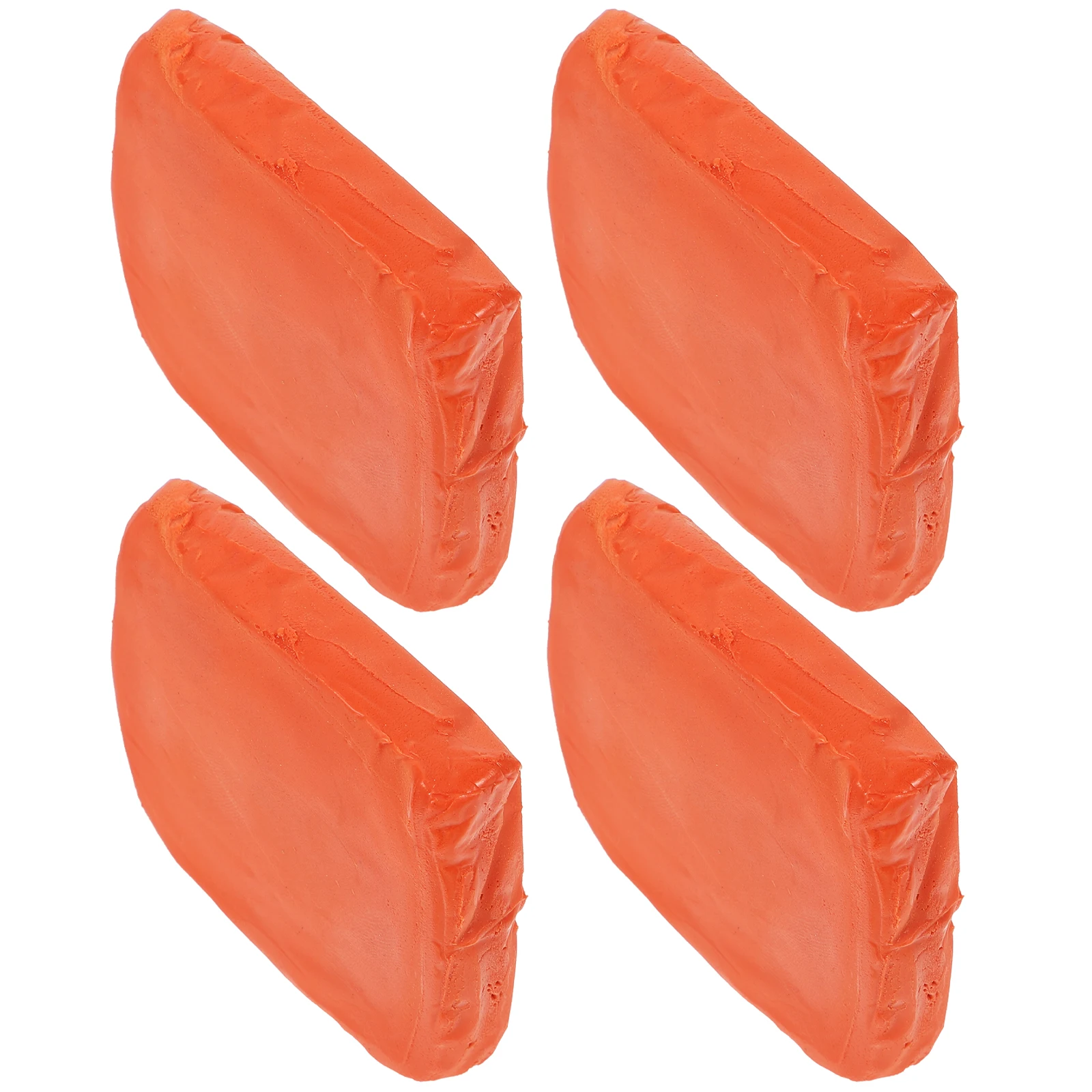 

4pcs Car Mud Detailing Tools Orange Powerful Cleaning Multi Use Protects Paint Automotive Clay Bar Car Clay Bar Kit