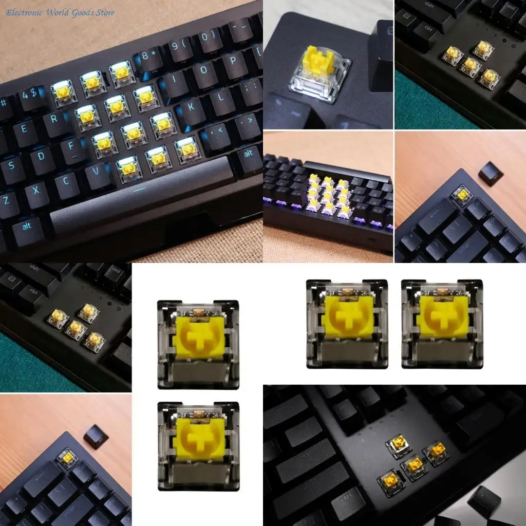 A3PD Mechanical Keyboard-RGB Yellow Switches Shaft for V3