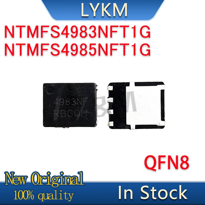 10/PCS New Original NTMFS4983NFT1G NTMFS4983NF 4983NF NTMFS4985NFT1G NTMFS4985NF 4985NF QFN8 In Stock