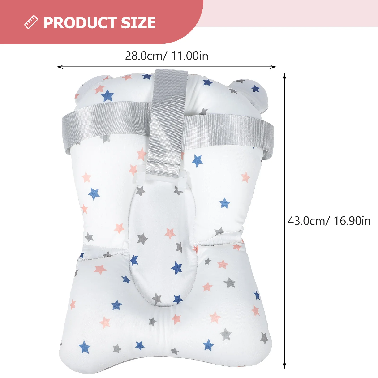 1 Buah Alas Mandi Bayi Pelindung Tulang Belakang Bantalan Mandi Anti Selip Tebal Bantalan Bak Mandi Bayi Penyangga Lembut Nyaman