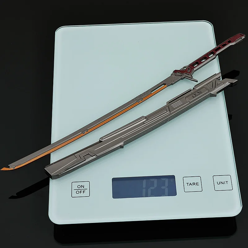 Juego de ruptura de Arena de 30cm/11,81 pulgadas, modelos periféricos, adornos artesanales de Metal, adornos térmicos de guerreros, regalos para niños, pantalla de escritorio