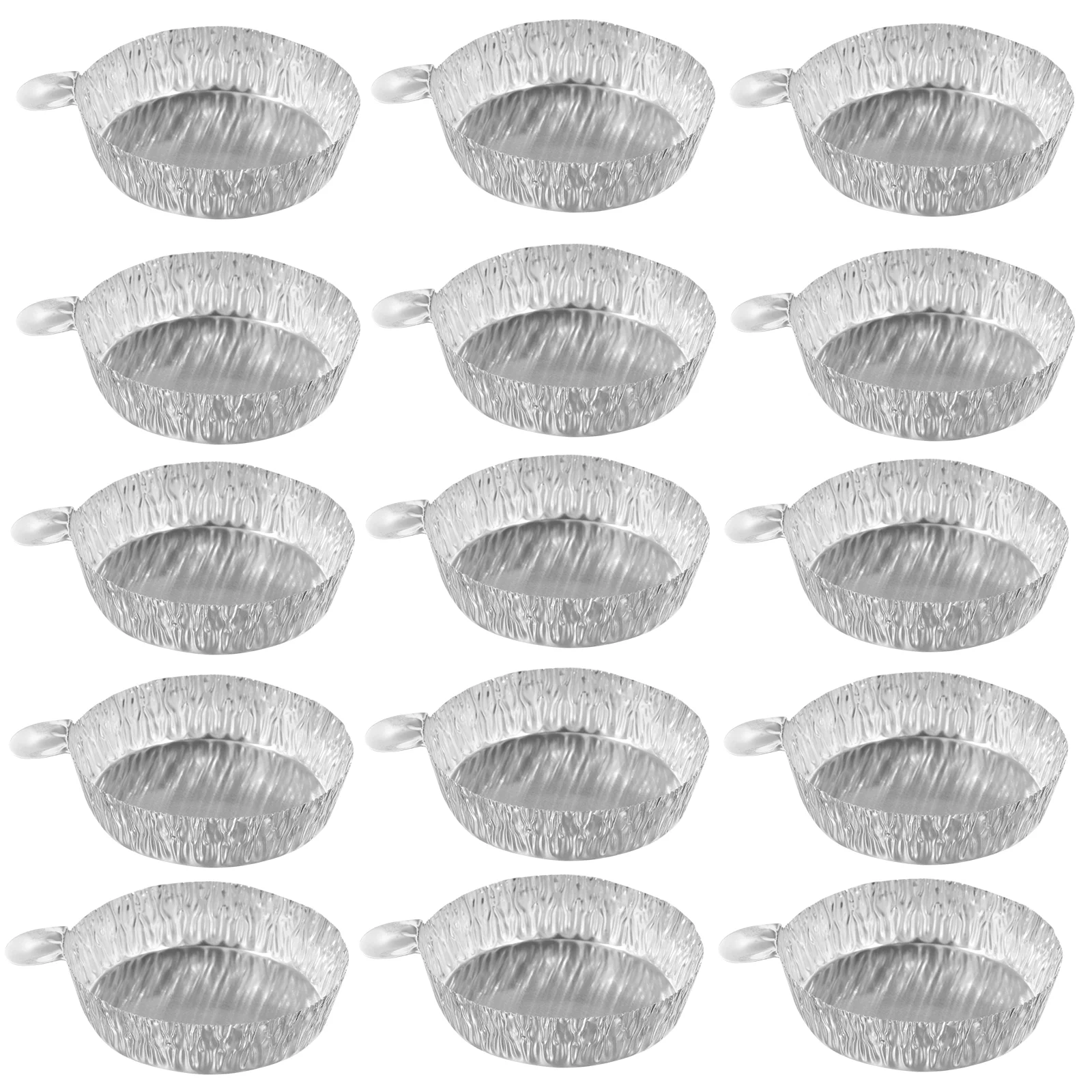 100 Pcs Sample Liquid Weighing Pan Food Trays Lab Aluminum Foil Unit Measuring Boat