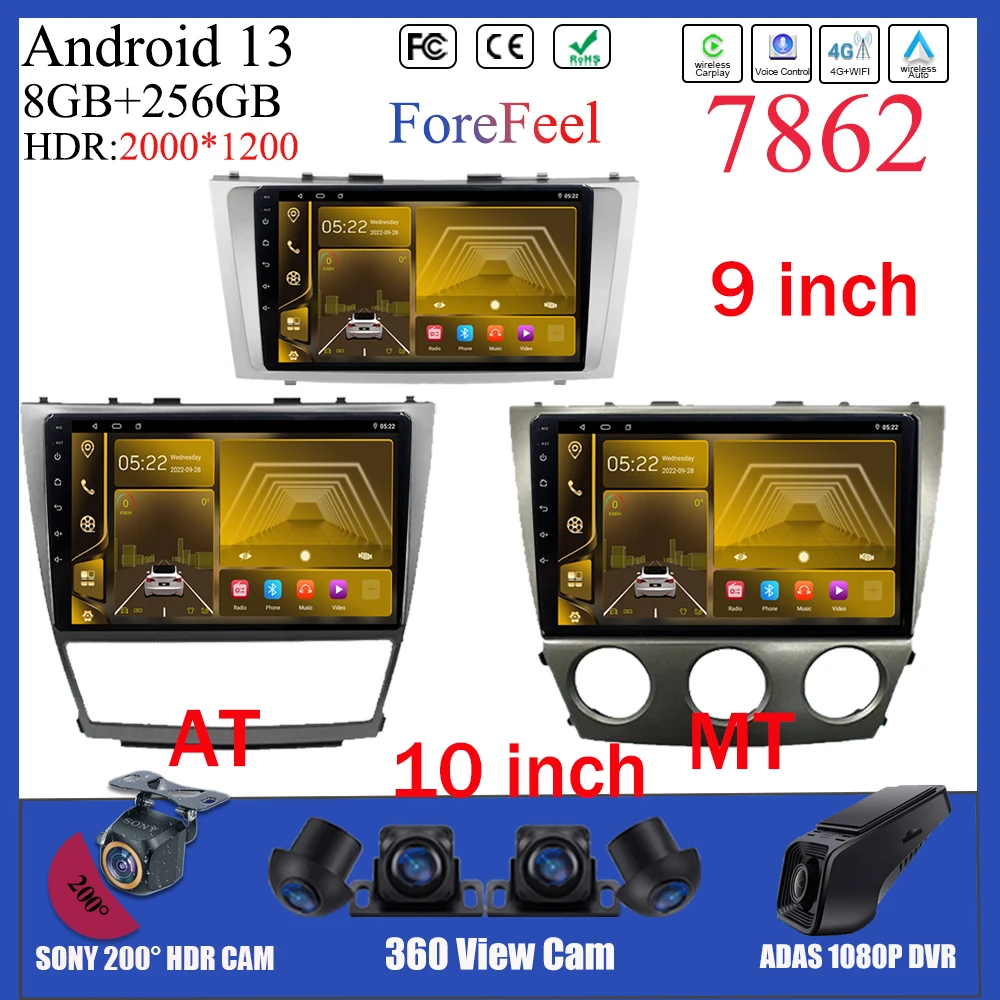 

For Toyota Camry 7 XV 40 50 2006-2011 MT AT Multimedia Screen Android Video Player Navigation GPS Stereo Head Unit Auto 5G WIFI