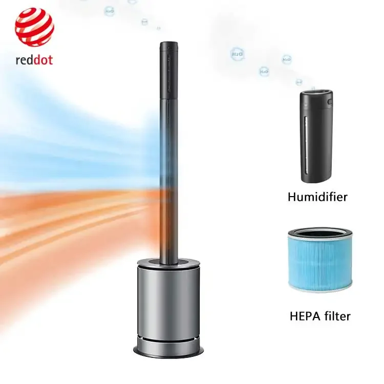 Air Circulation Fan Air Purifier With Humidifier High Quality Hepa Air Purifier Home Humidifier Bladeless Fan