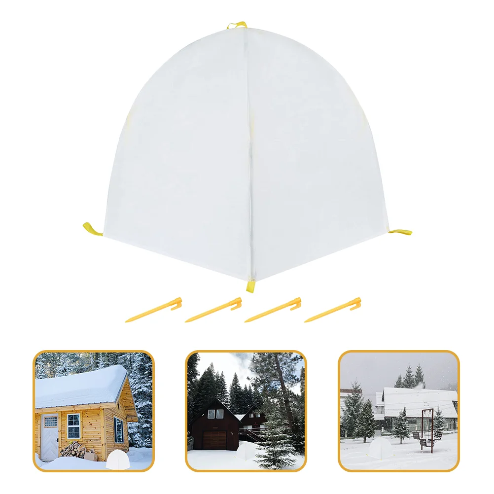 

Winter Shrub Cover Plant Protective Frost Protection Tent Cold-proof Covers Breathable Fiberglass Rod