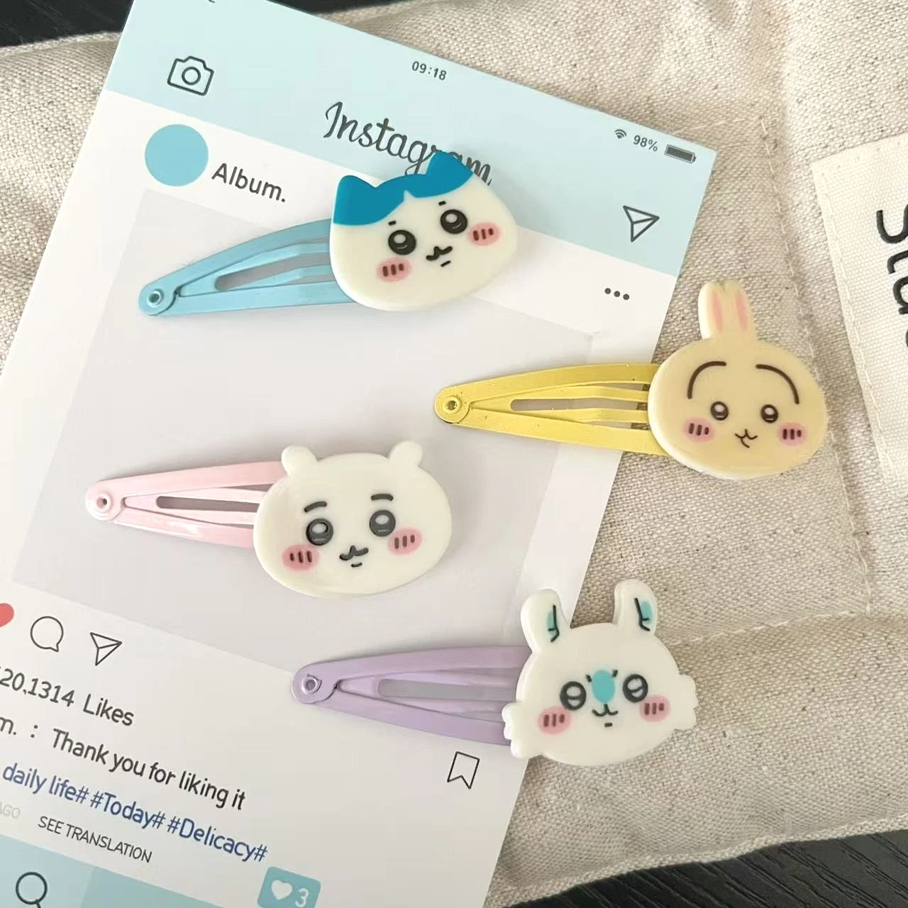 jiyiBB Side Parting Hair Clip Sweet and Adorable Hair Clip with A Feminine Touch Suitable for All Occasions in Stock Gift view 2