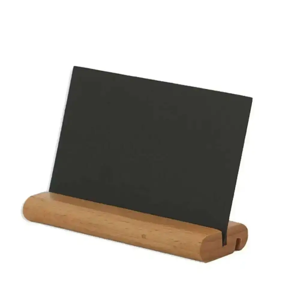 

Mini Chalkboards Decorative Signs Blackboard Easel Stand Base Wooden Message Board Place Card Holder For Wedding And Party