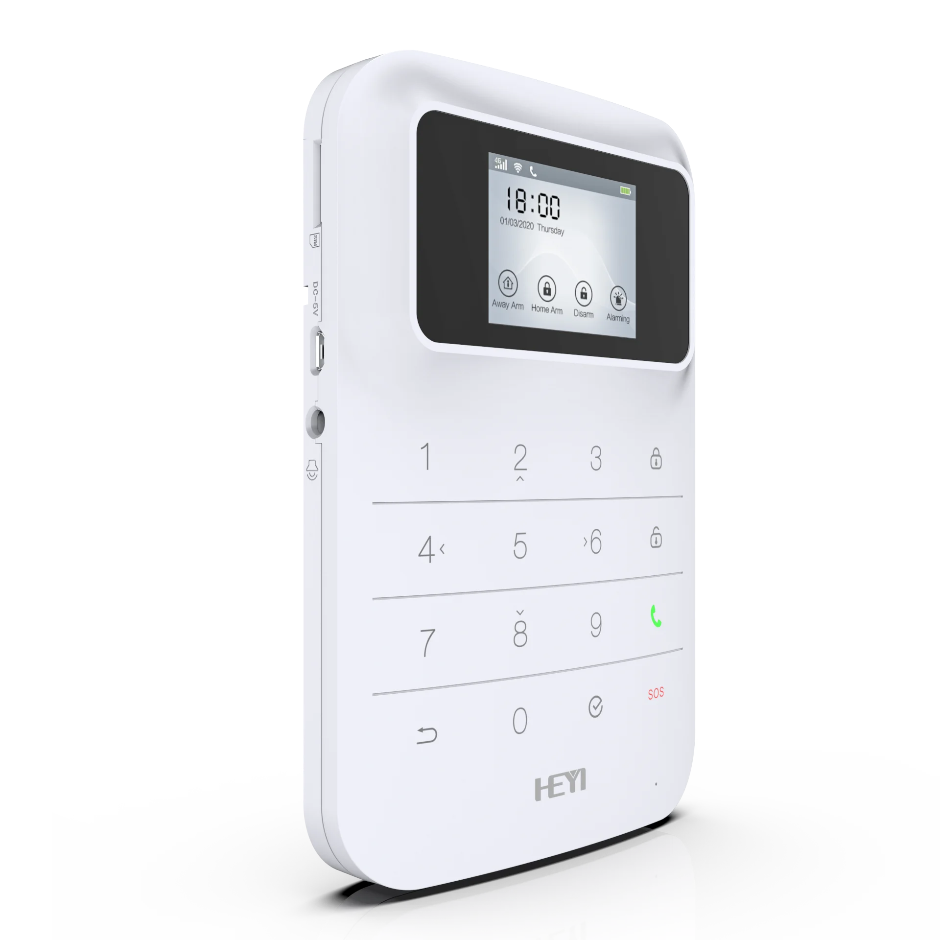 ระบบเตือนภัยกันขโมยบ้าน HY-W1 ขายดีจากโรงงาน รองรับ WiFi 2G 4G GSM