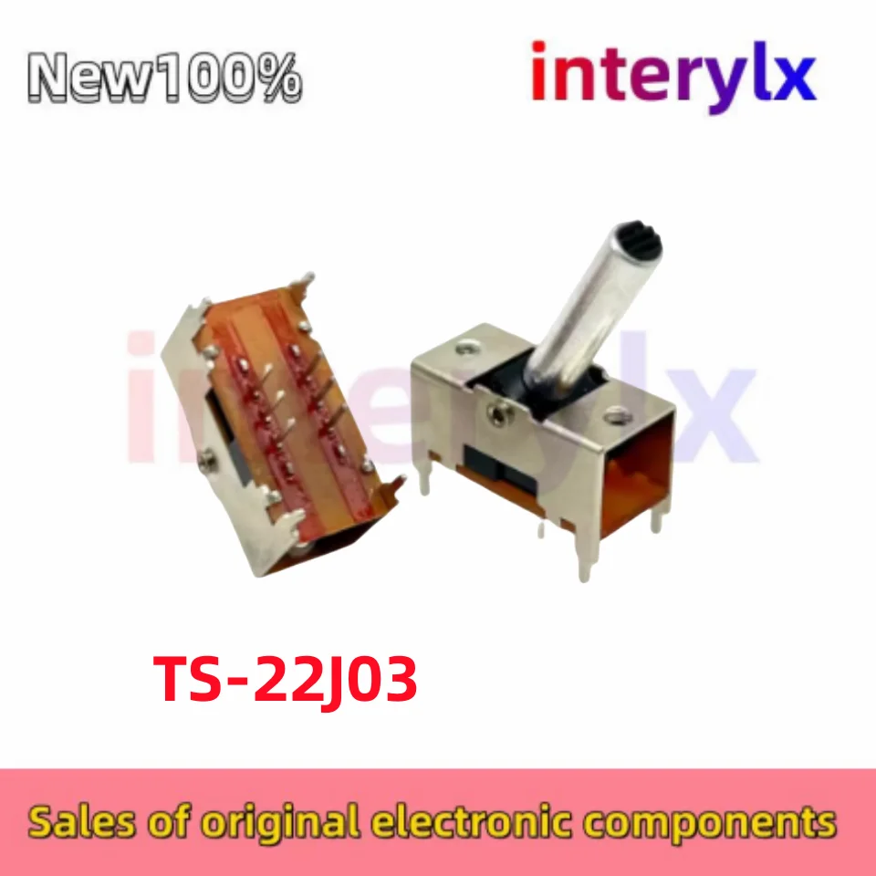 1Pcs/Lot TS-22J03 AT20 2P2T Thin Three Leg Joystick, Arm Switch