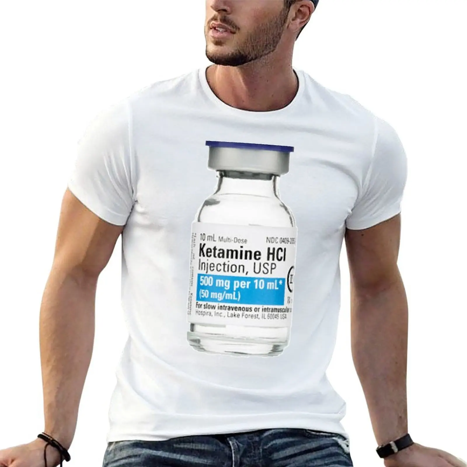 Ketamine T-Shirt shirts graphic summer shirt Men's clothing