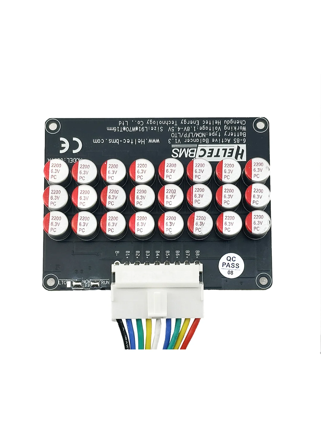Équilibreur d'égaliseur de batterie actif 5A, équilibrage d'énergie Lifepo4/Lipo/LTO pour cellules 3S-8S, équilibrage de condensateurs à courant élevé