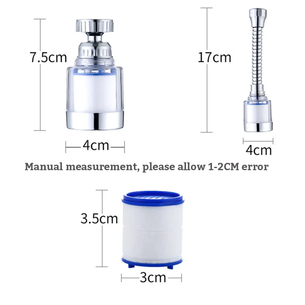 Faucet Water Filter Element Remove Chlorine Heavy Metals Filtered Shower Head Bath Filtration Purifier Soften Hard Water