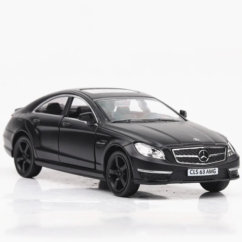 1:36 Mercedes-Benz CLS 63 AMG metallo pressofuso modello di auto scala collezione in miniatura veicolo Hobby giocattolo per bambini per ragazzo regalo di natale A57