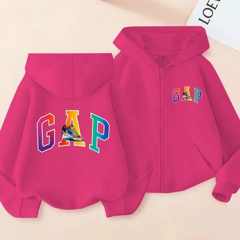 Neuer Kinder-Sport-Sweatshirt im Loose-Fit-Stil, Lässig und Warm mit Reißverschluss-Kapuze, Geeignet für Jungen und Mädchen im Alter von 3 bis 12 Jahren – Detail 14