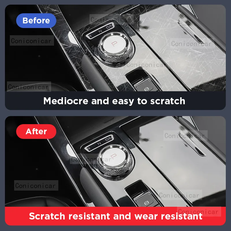 ل BAIC BJ30 2024 2025 المضادة للخدش فيلم سيارة مركز وحدة التحكم وسائل الإعلام لوحة القيادة الملاحة بولي TPU الداخلية طبقة رقيقة واقية